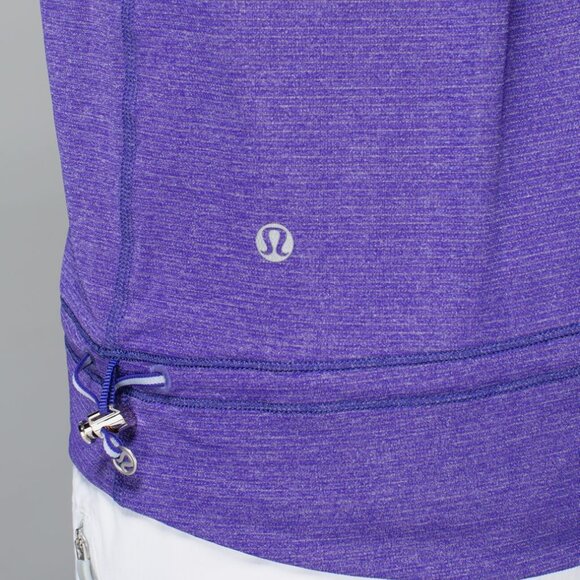 Lululemon Rest Less Tank top / 2 in 1 with built-in bra, purple (size 4) - Picture 10 of 10